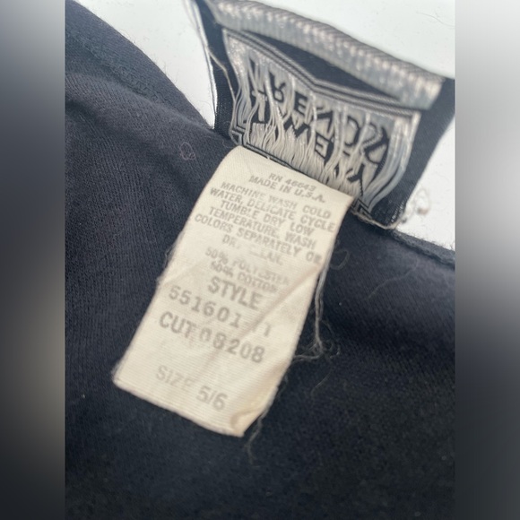 Vintage Timely Trends 3/4 Sleeve Black Floral Fit & Flare Dress - Picture 14 of 14